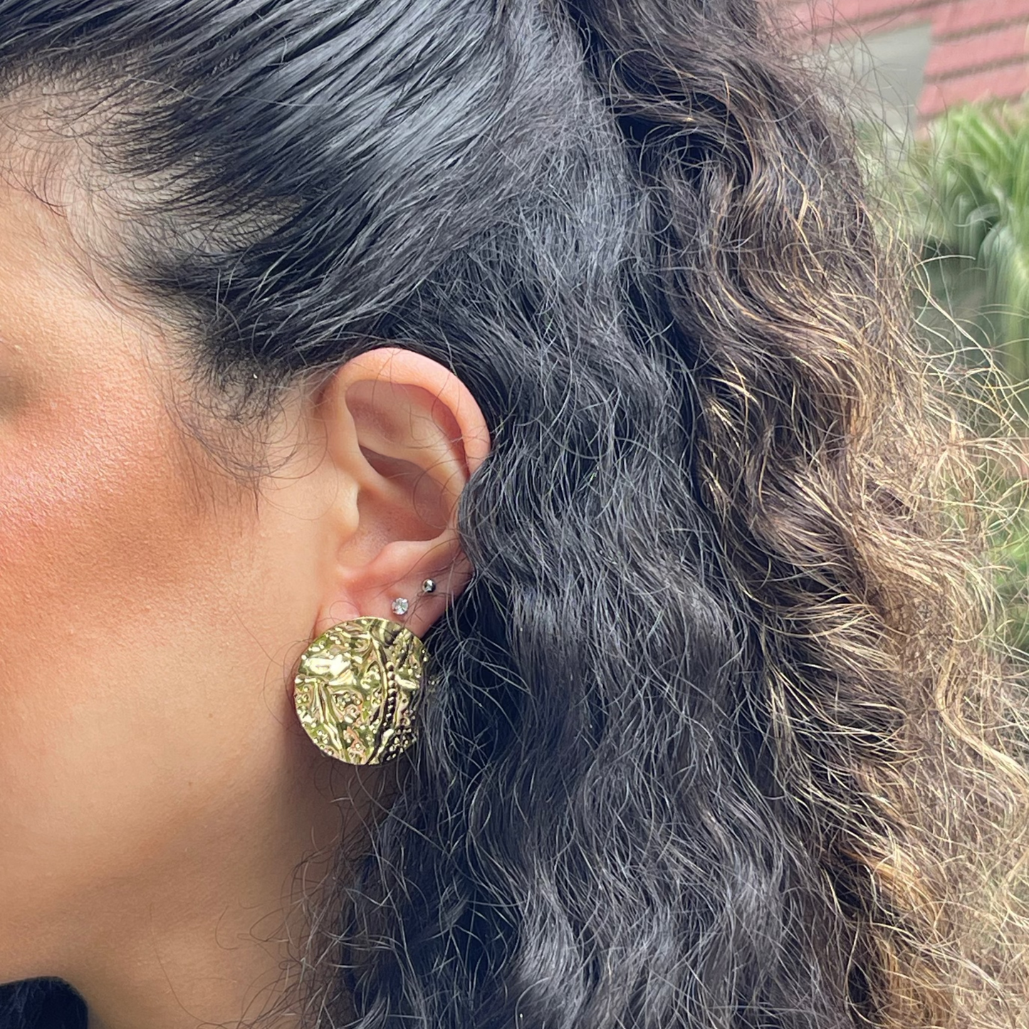 circle earrings
